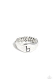 Monogram Memento - Silver - B - RG-455