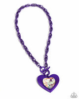 Necklace: "Modern Matchup - Purple - NS-821