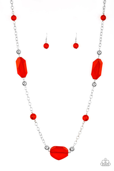 Crystal Charm - Red - NL-129