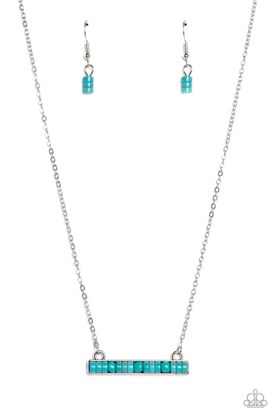 Barred Bohemian - Blue - NS-683