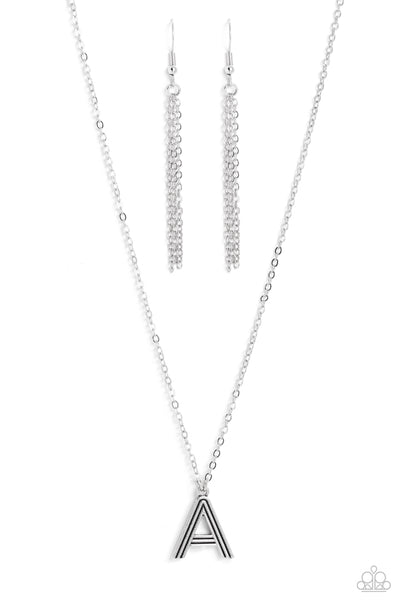 Leave Your Initials - Silver - A - NS-656