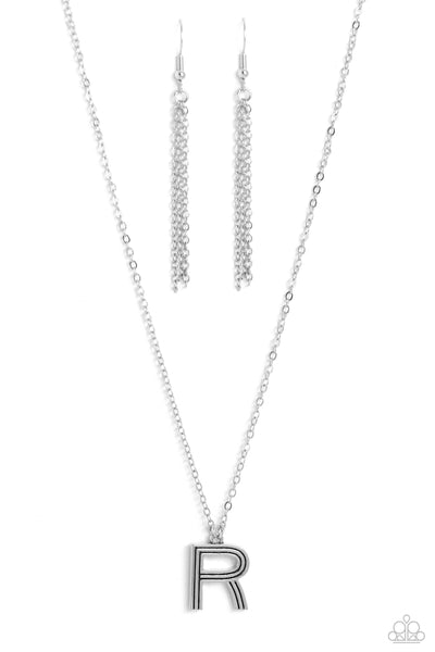 Leave Your Initials - Silver - R - NS-665
