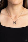 Leave Your Initials - Silver - N - NS-664