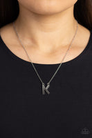Leave Your Initials - Silver - K - NS-661