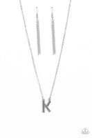 Leave Your Initials - Silver - K - NS-661