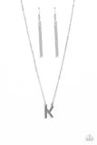 Leave Your Initials - Silver - K - NS-661