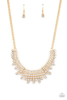Necklace: "Shimmering Song - Gold" - NS-541